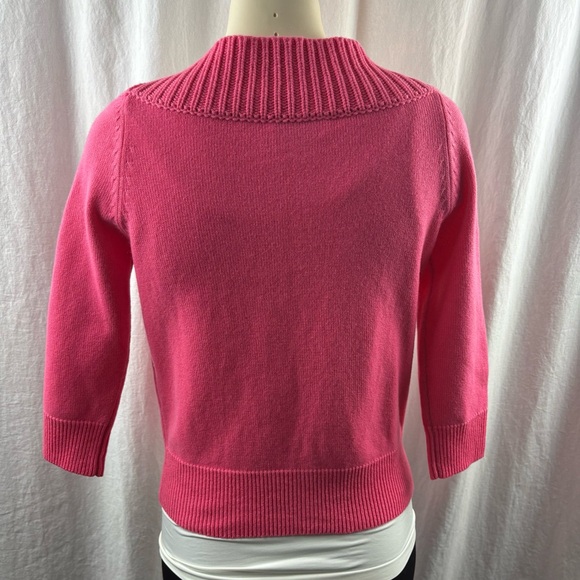 Alexander McQueen Cashmere Off-the-Shoulder Pink Cardigan M - Picture 8 of 15